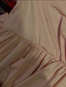 Chic Pink Lace Trim Wrap Top