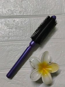 Purple Round Hair Brush