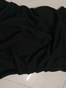Sleek Black Ruched Maxi Dress