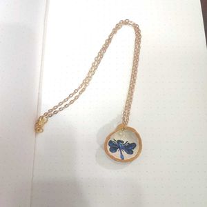 Dragonfly Seashell Necklace ≽༏≼☾⋆｡𖦹 °✩