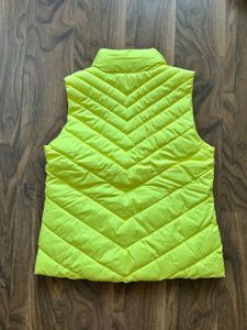 Gap Neon Yellow Puffer Vest