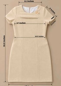 CREAM BEIGE STRUCTURED BODYCON DRESS