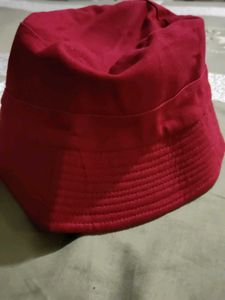 Red Bucket Hat for Women