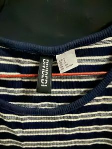 side cutout Striped Sleeveless Mini Dress