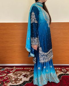 Stunning Blue Ombre Kurta Set