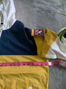 Colorblock Hooded Windbreaker Jacket