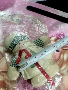 Vintage Cherry Embroidered Plush Doll
