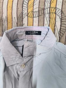 Men's Light Blue Button-Down Shirt