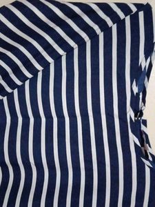 Classic Striped Navy and White Top