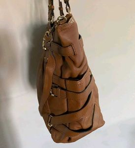 Michael Kors Brown Leather Tote Bag