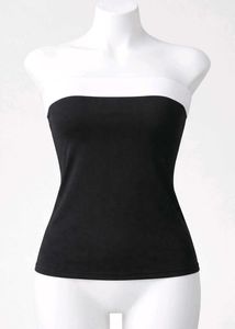 Strapless Black & White Tube Top