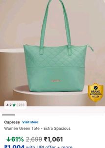 Stylish Quilted Tote Bag