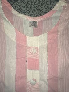 pink cotton suit