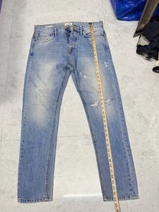 Jack&amp;Jones Light Wash Distressed Jeans