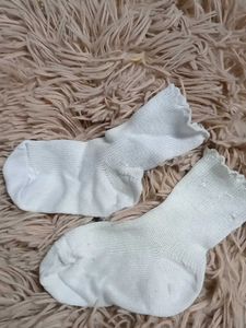 Cozy White Socks