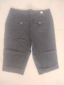 Imported Black Capri Shorts