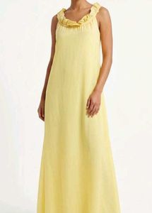 Flowy Yellow Ethnic gown