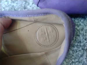 Authentic Tory Burch Purple Ballet Flats