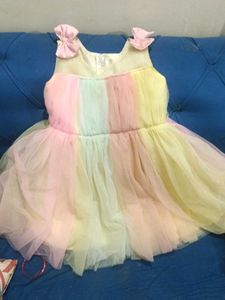 Rainbow Tulle Dress