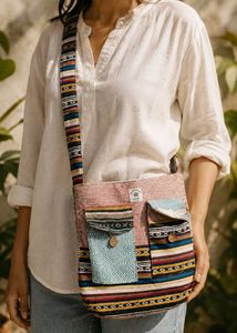 Bohemian Style Crossbody Sling Bag boho unisex