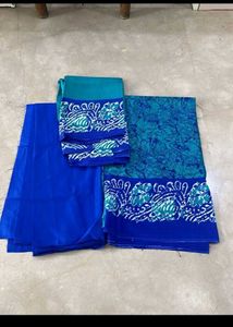 Beautiful Blue Ethnic Dress Material