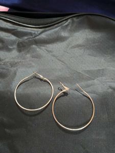 Elegant Pearl Hoop Earrings and plan