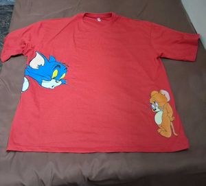 Red Tom & Jerry T-Shirt