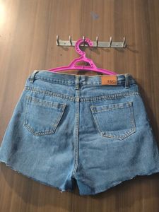 Classic Blue Denim Shorts