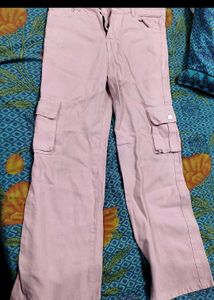 Pink Cargo Pants