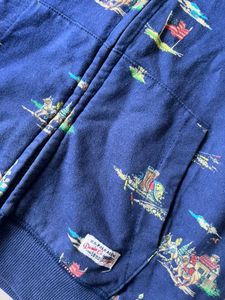 Polo Assn. Printed Zip-Up Hoodie
