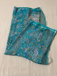 🆕Beautiful Floral Print Saree- Unused