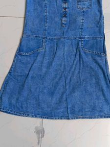 Vintage Denim Mini Dress