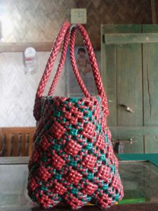 Handmade Woven tiffin Bag