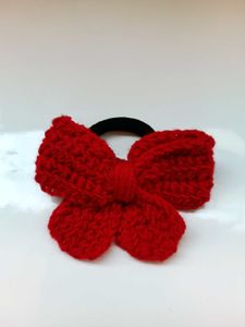 Handmade Crocheted Hair Accessories &amp; Keychain Set