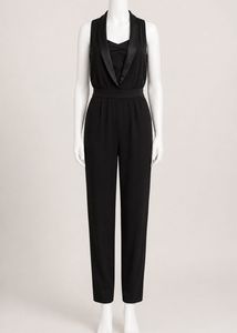Promod Black Sleeveless Jumpsuit