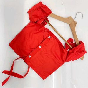 🔴FREE DELIVERY 🔴Cute Red Top For 6 To 8 Years