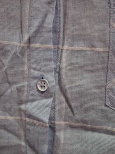 Light Blue Plaid Oversized Shirt