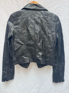 Black Leather Moto Jacket