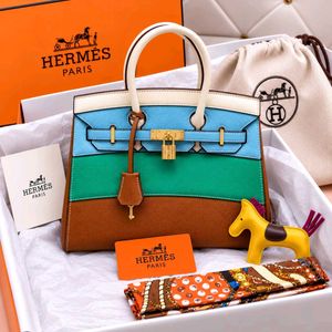 Hermes Birkin 35 sunrise sellier rainbow limited e