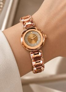 Swarovski Pink Crystal Watch