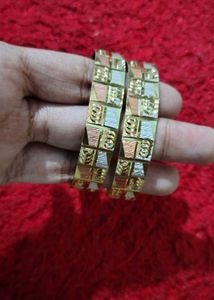 Stylish Tricolor Bangles
