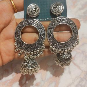 2 set Long Earrings Length 8.4-5 Cm