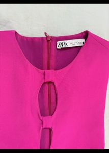 Hot Pink Mini Dress for vacation/ brunch/ classy