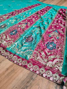 Gorgeous sequinned  lehanga Saree