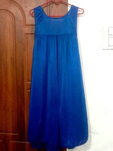 Royal Blue Ethnic short Gown