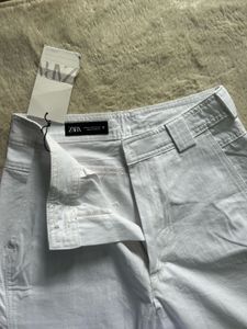 White Baggy Trouser