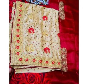 Silk Light Colour Saree For Women