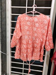 Boho Floral Print Kurta