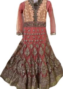 Long Frock M Size Full Work