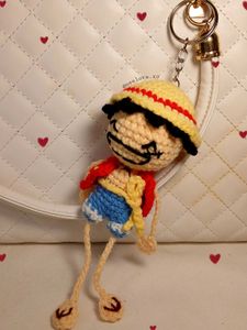 Stretchy Luffy Keychain